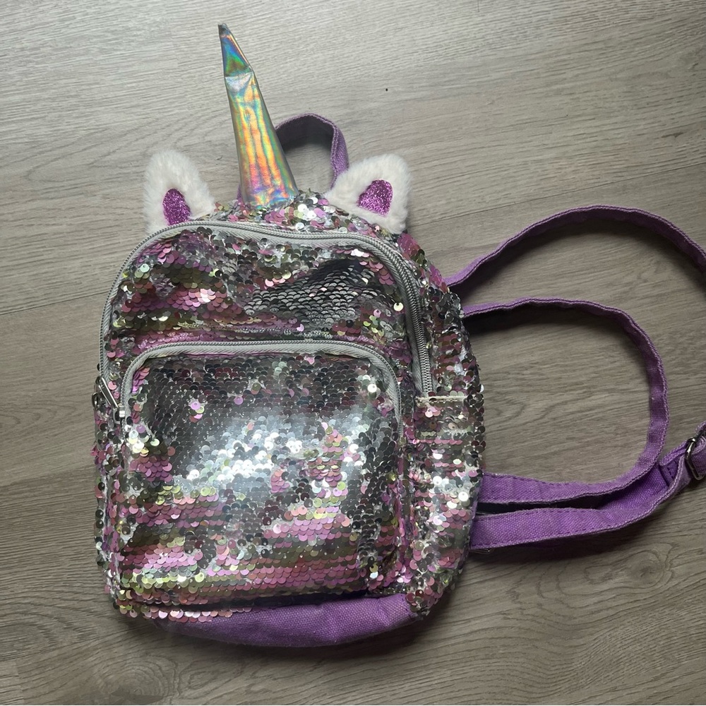 Unicorn Sparkly Mini Backpack